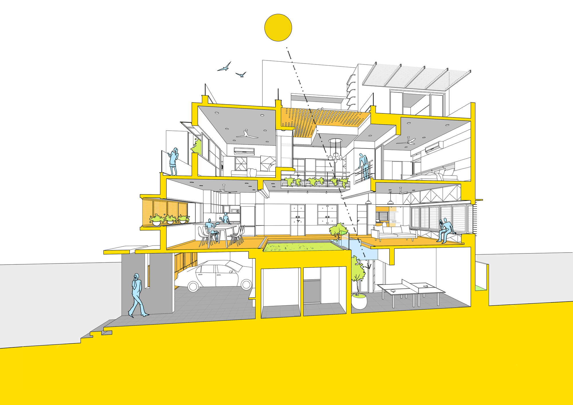 绿意环绕的生态别墅设计-51