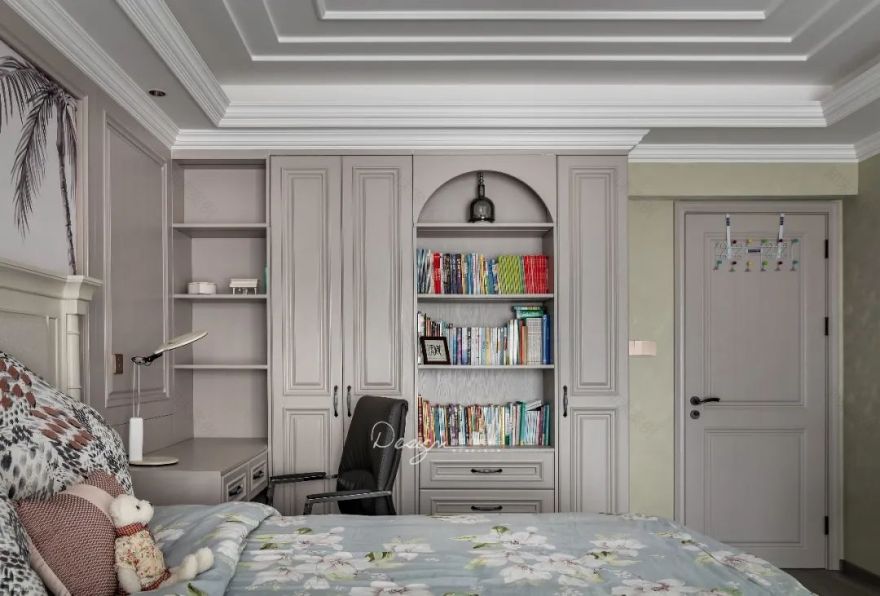 向阳苑 350㎡混搭美式风家居丨紫苹果装饰集团-85