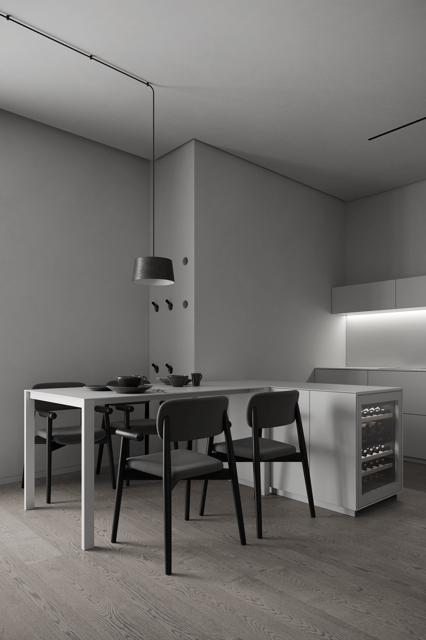 乌克兰男性私宅设计丨Oleksii Samokhvalov-57