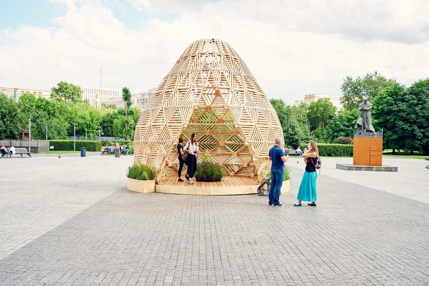 莫斯科艺术博物馆植物装饰讲台-27