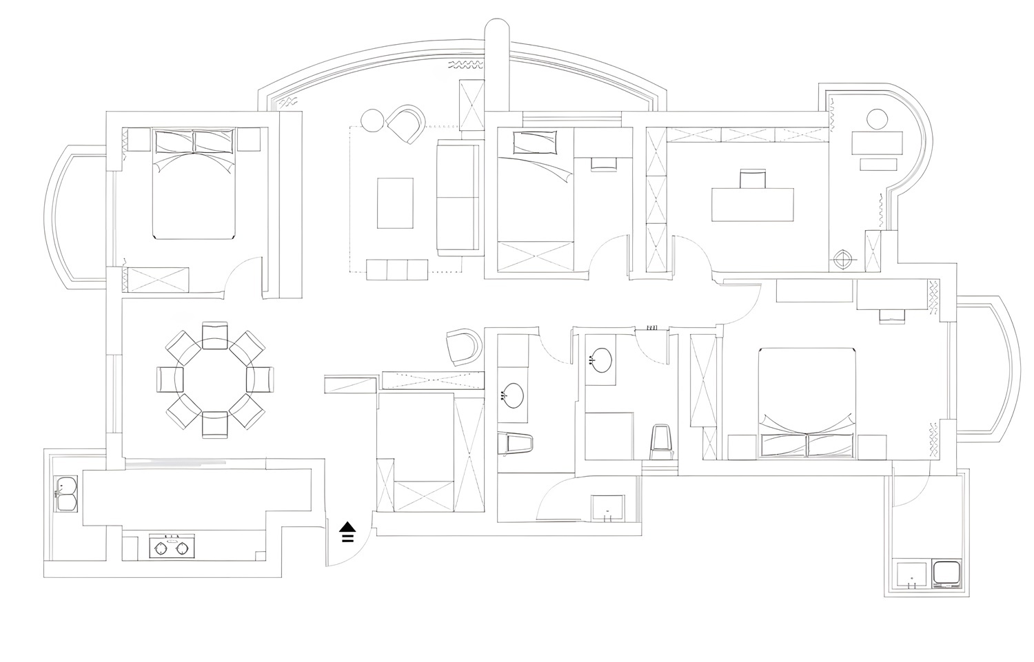 旧房新生 · 新中式风格让父母享受退休生活-21