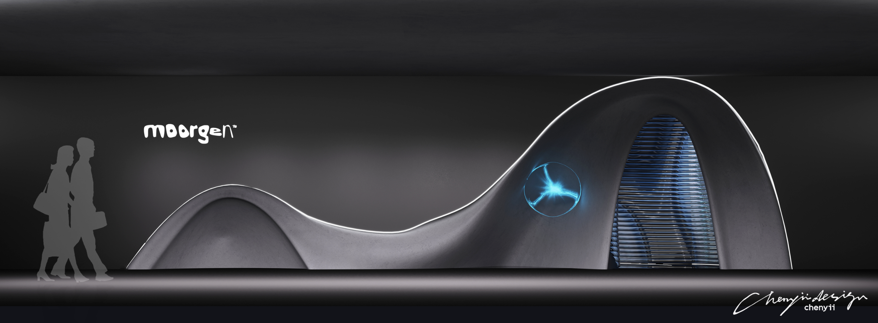 新作 丨 忱意设计：前卫大胆的科技装饰，打造moorgen智能展厅-17