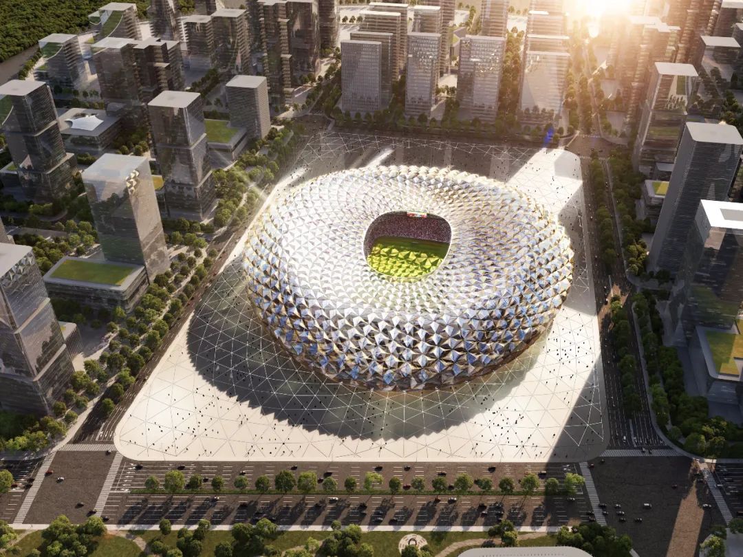 恒大新球场“莲冠”方案亮相,现代科技感十足-32