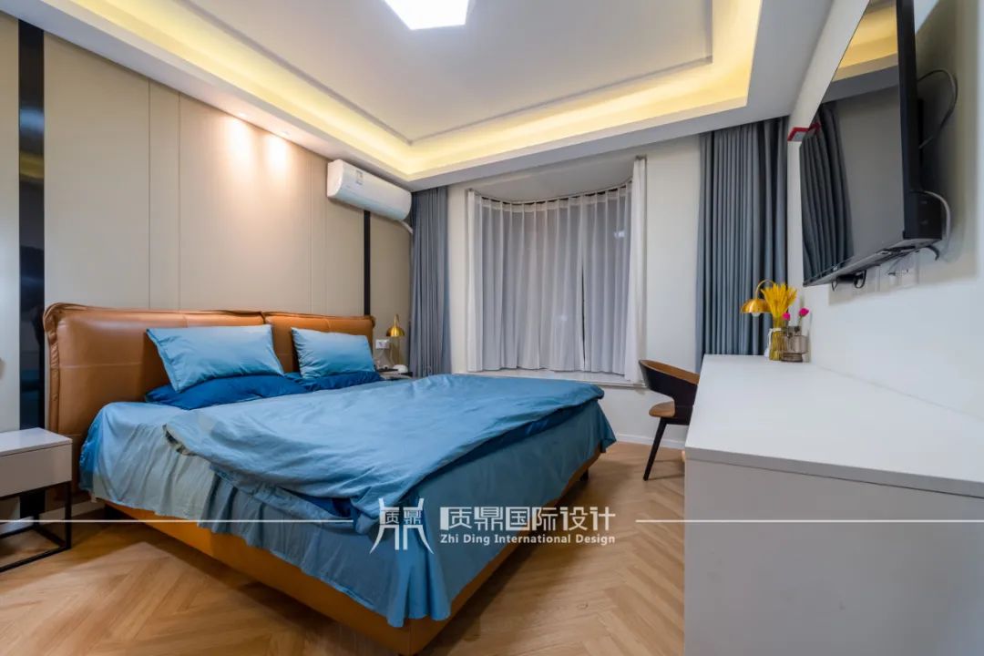 75㎡现代简约欧式风,幸福小镇明丰绿都的温馨之家丨中国上海丨韦军,汤陈成-30