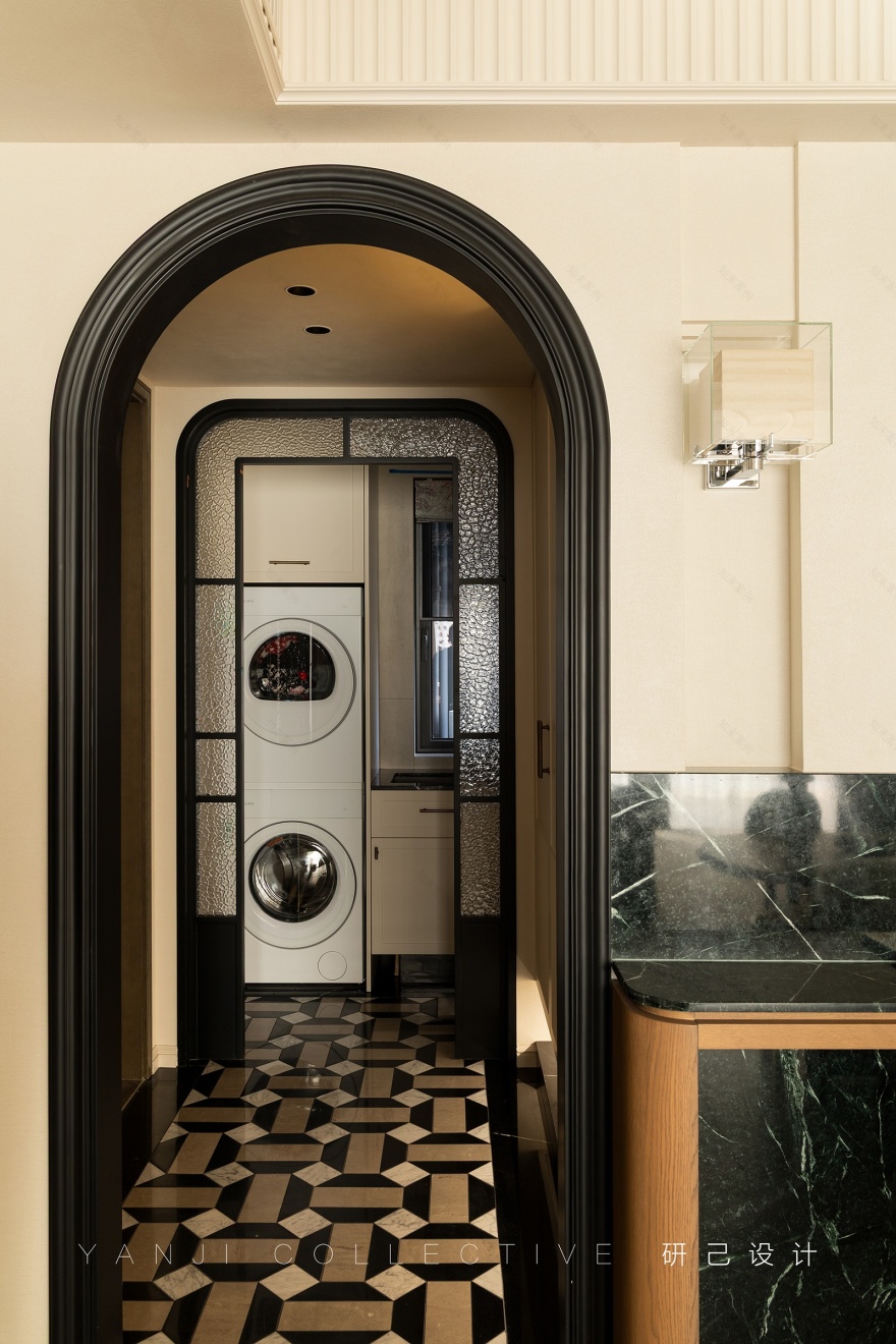 研己实景 · 当法式没有角花!143平诠释优雅质感的家丨中国北京丨研己设计-10