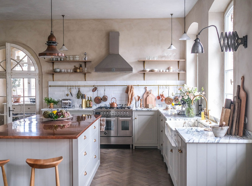 德国古老学校改造的 deVOL 美丽厨房-1