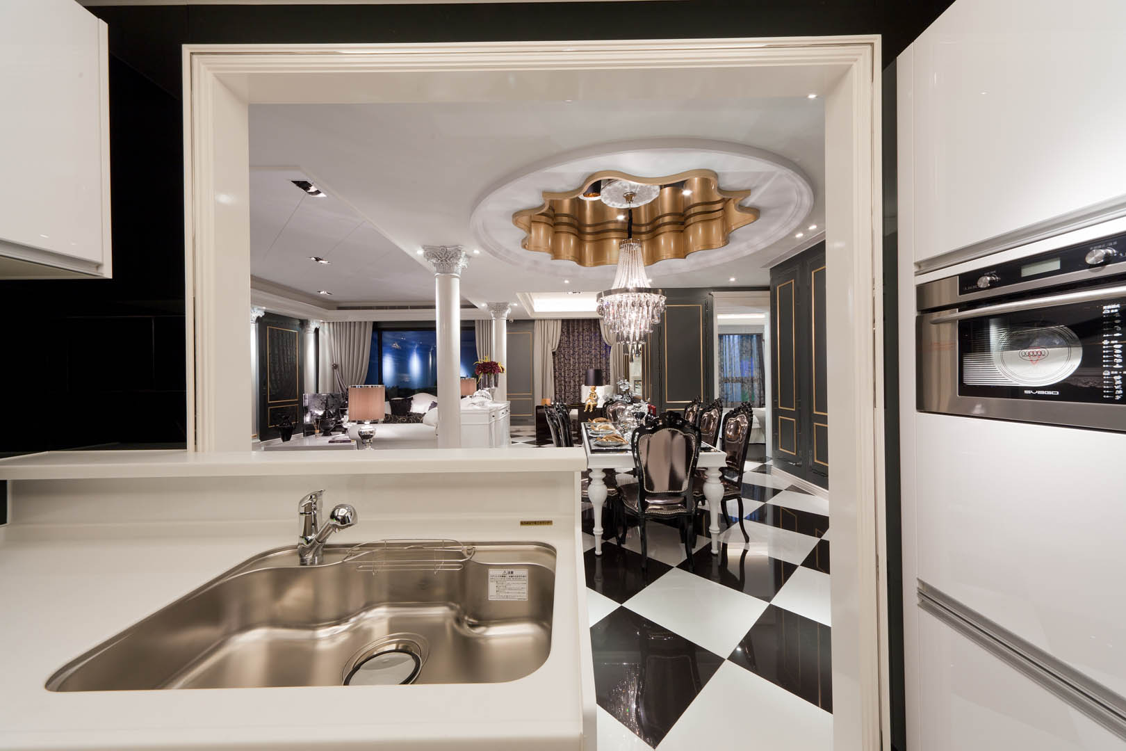 玄武设计_中央公园豪华样板房-38