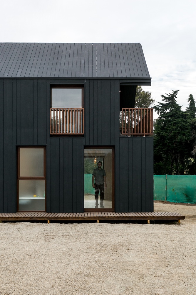 斜向模块化住宅 | 智利 Shotgun House-29