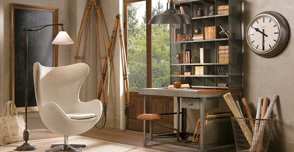 2017年复古办公室室内设计-6