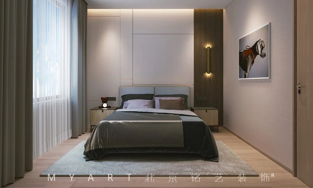 辛集·百合御景城一对一硬装实景丨北京铭艺-34