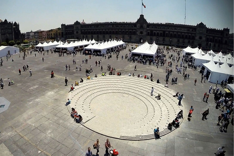 El Zócalo:墨西哥可重复利用材料的临时广场丨墨西哥墨西哥城丨Alberto Odériz-2