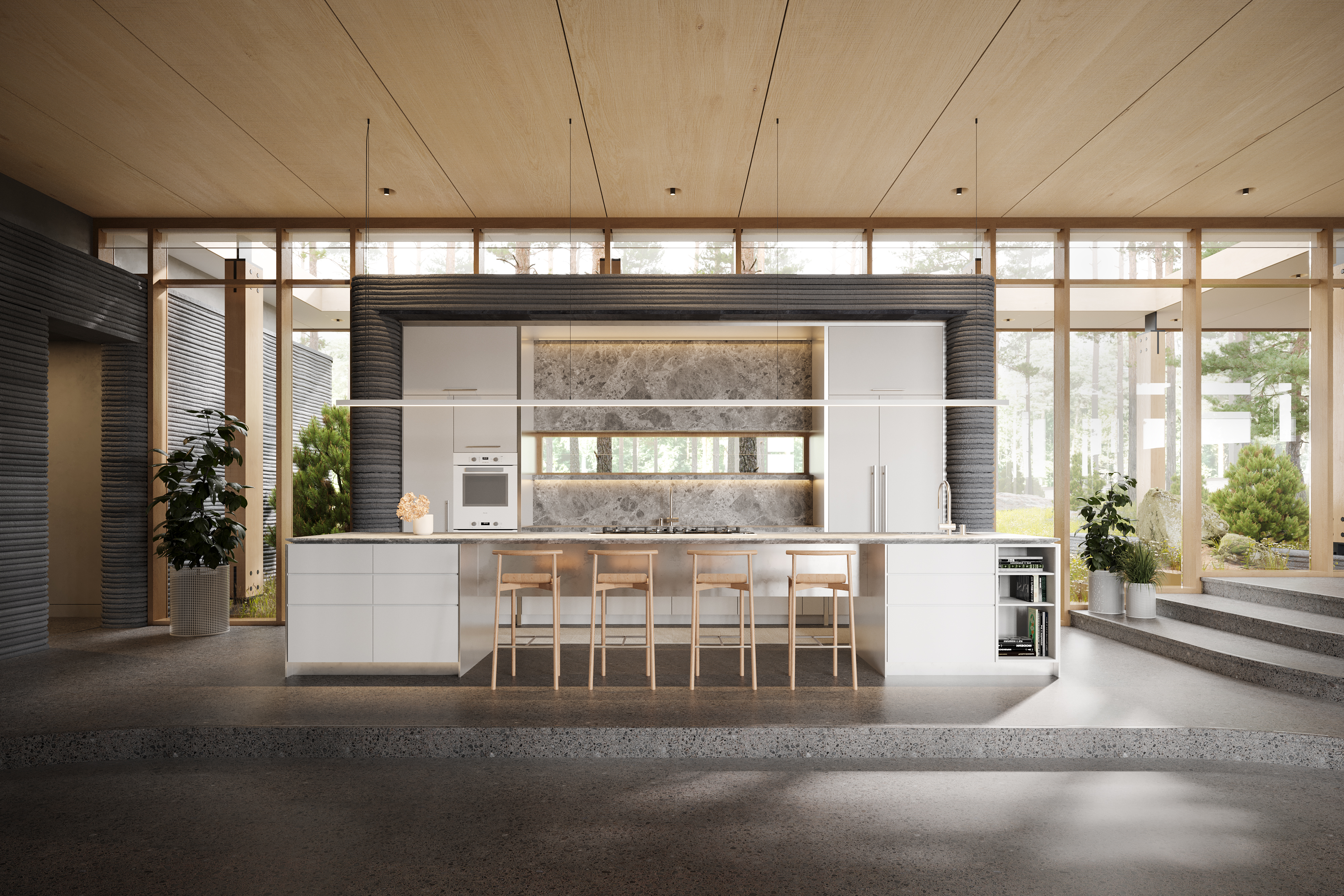 计算机生成图像:黑森林小屋丨美国加利福尼亚-8