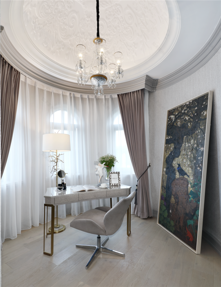 1600㎡法式奢宅,演绎浪漫艺术传奇-43