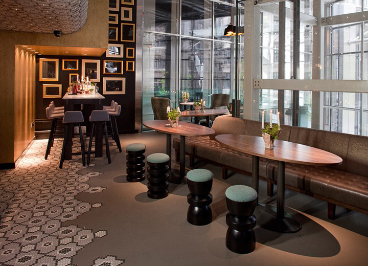 酒吧餐厅“Drift”复古风格设计项目丨英国利物浦丨当地公司“Слияние”（Roger Gascoigne等领导）-14