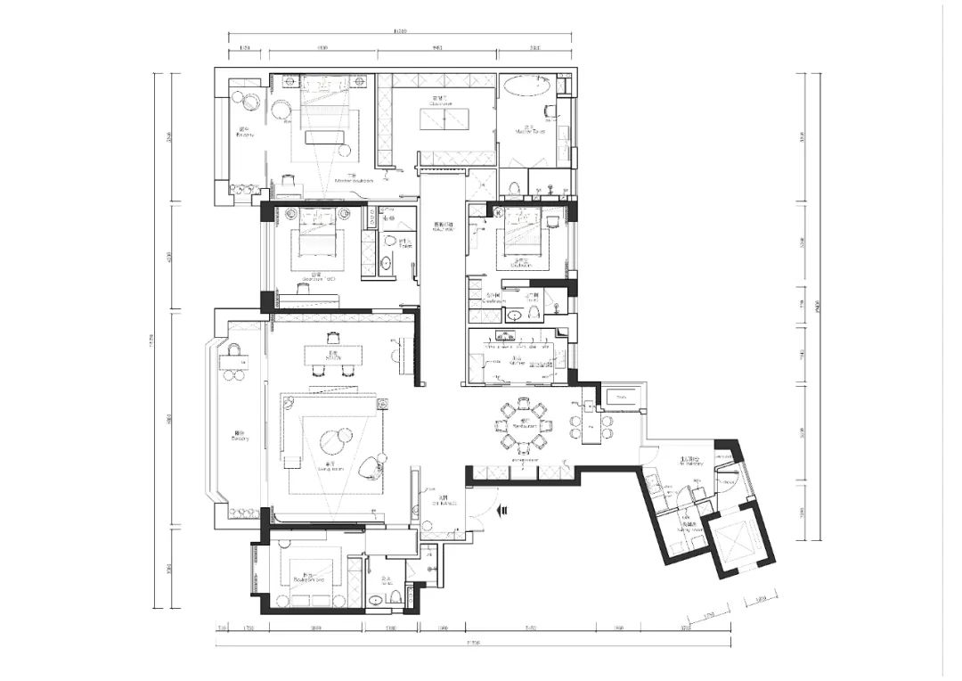 广州珠江金茂府丨中国广州丨佰利室内设计-68