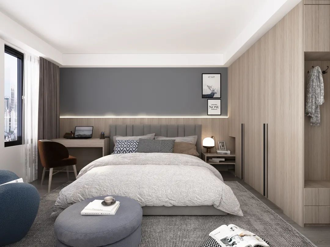 自然治愈原木风公寓丨叶坤-31