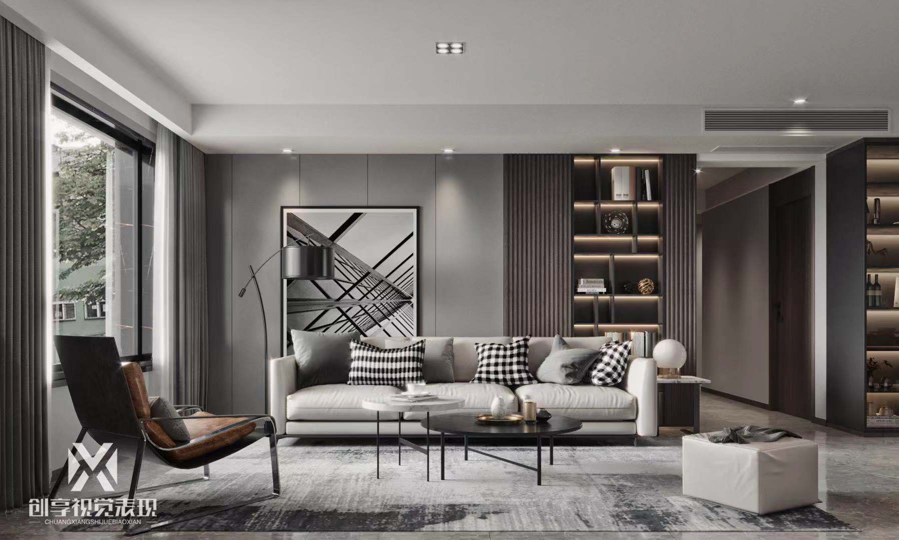 灰色调现代轻奢                     -4