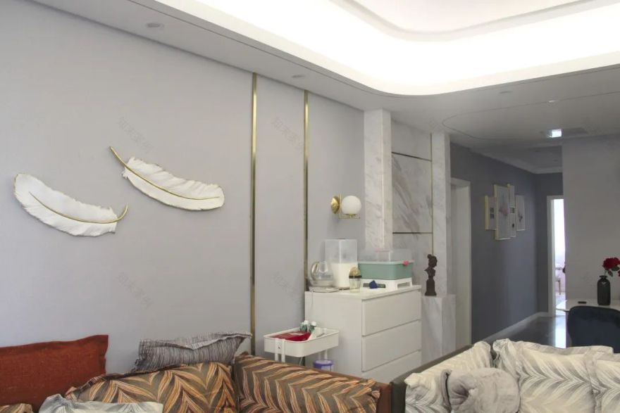 遵义橄榄郡 180㎡现代轻奢风,温馨摩登之家-4