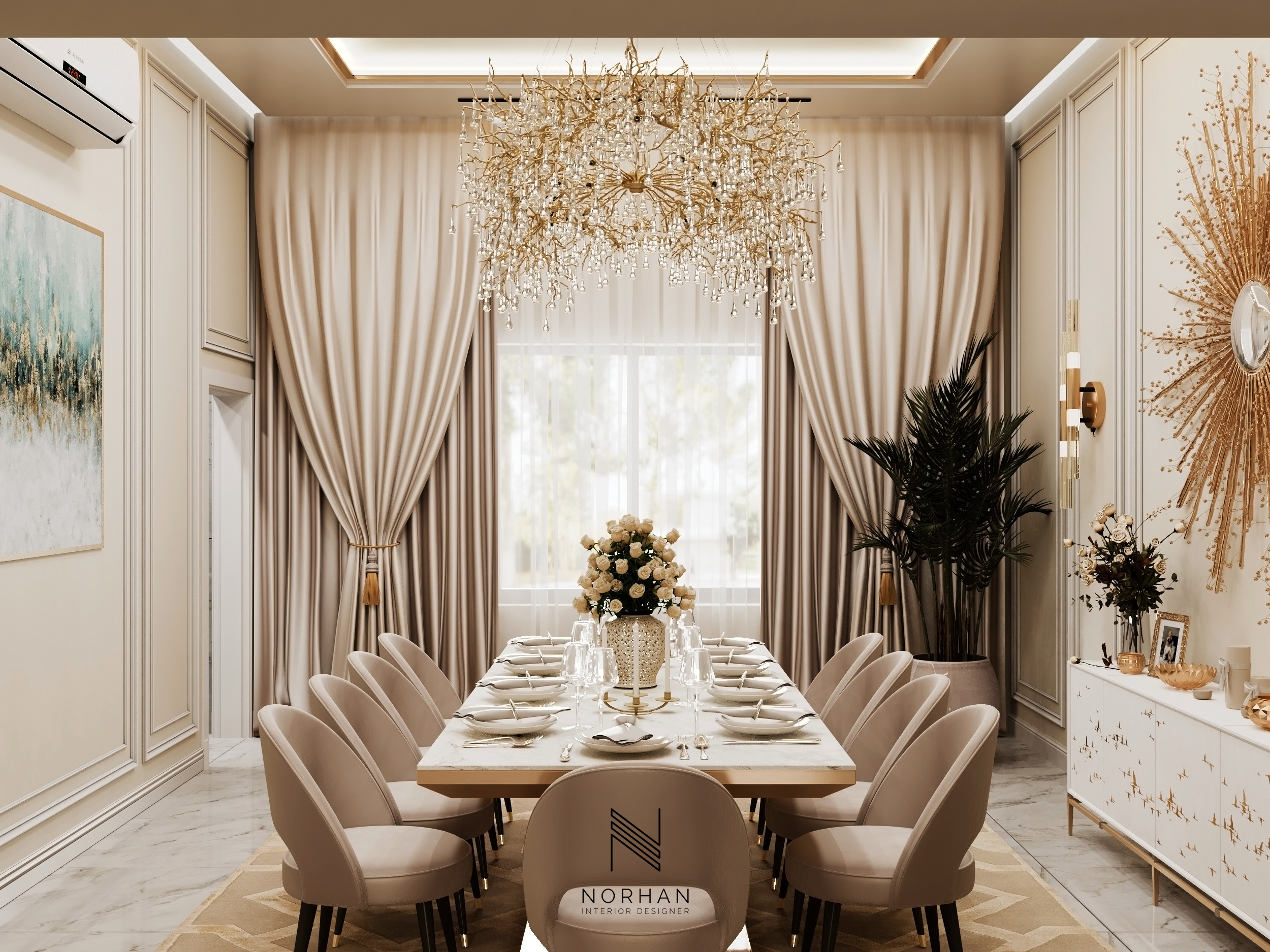 阿联酋新古典主义餐厅丨阿联酋丨Norhan NM-8
