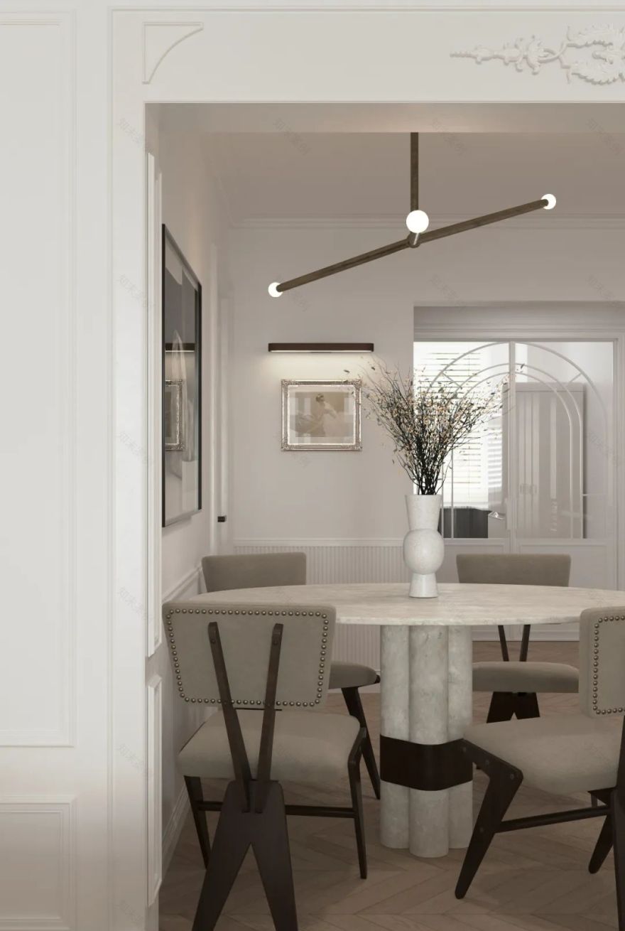 《埃维昂》法式浪漫空间设计丨中国北京丨弥尔设计 MIR STUDIO-27