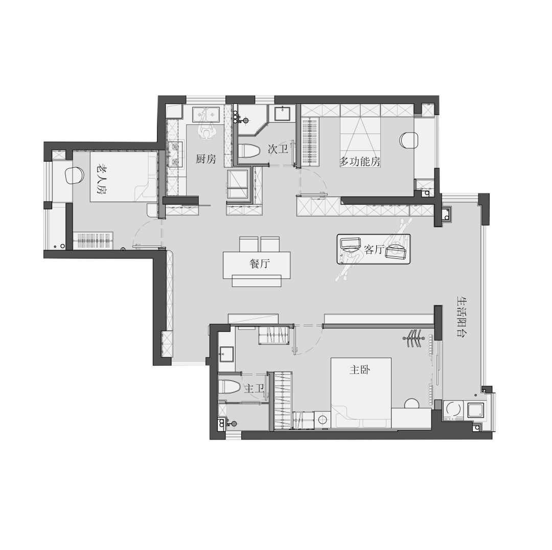 福州旭辉公元大观的原木风住宅设计丨中国福州丨红瓦设计-80