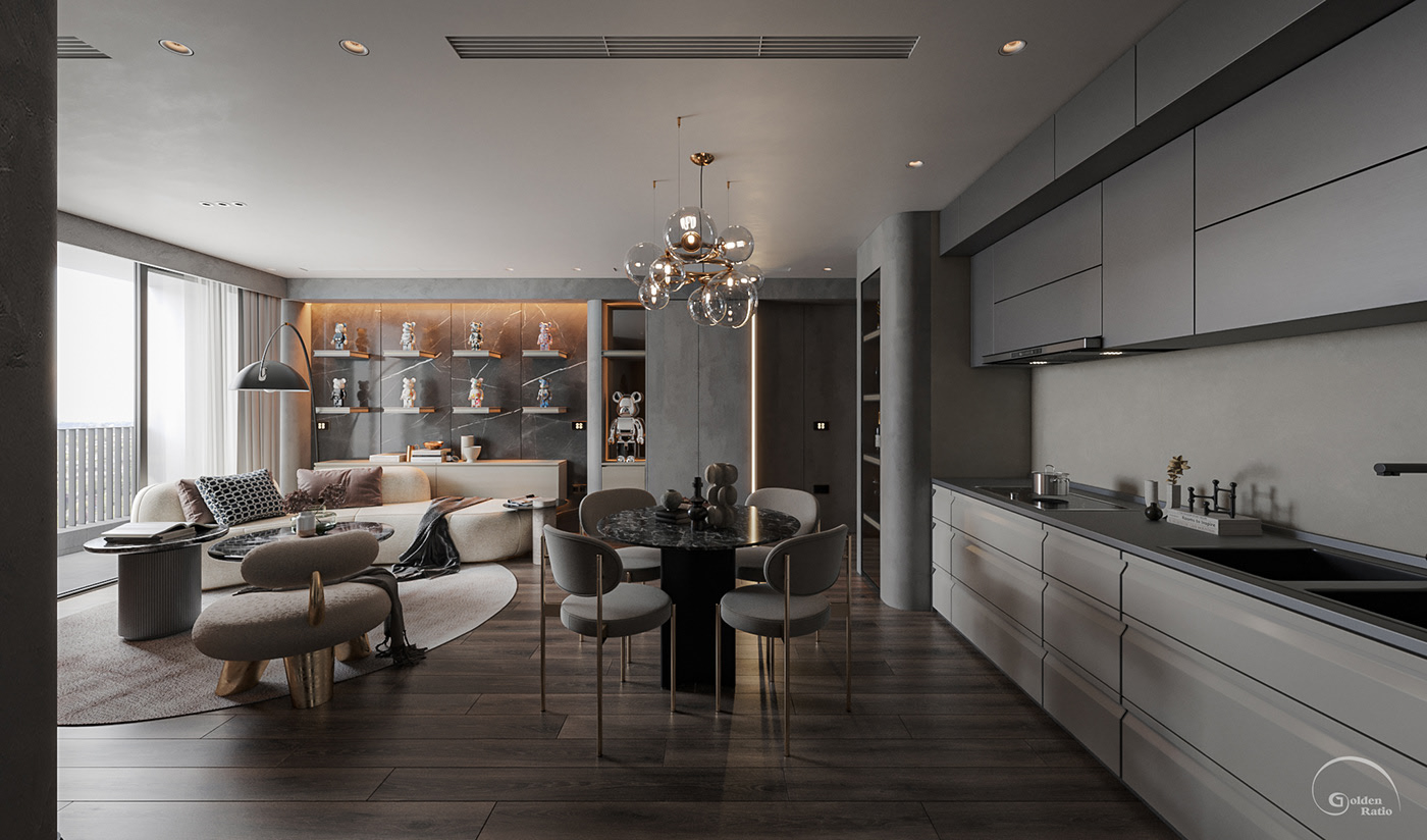 超有设计感的公寓设计 每一处细节尽显高级！-8