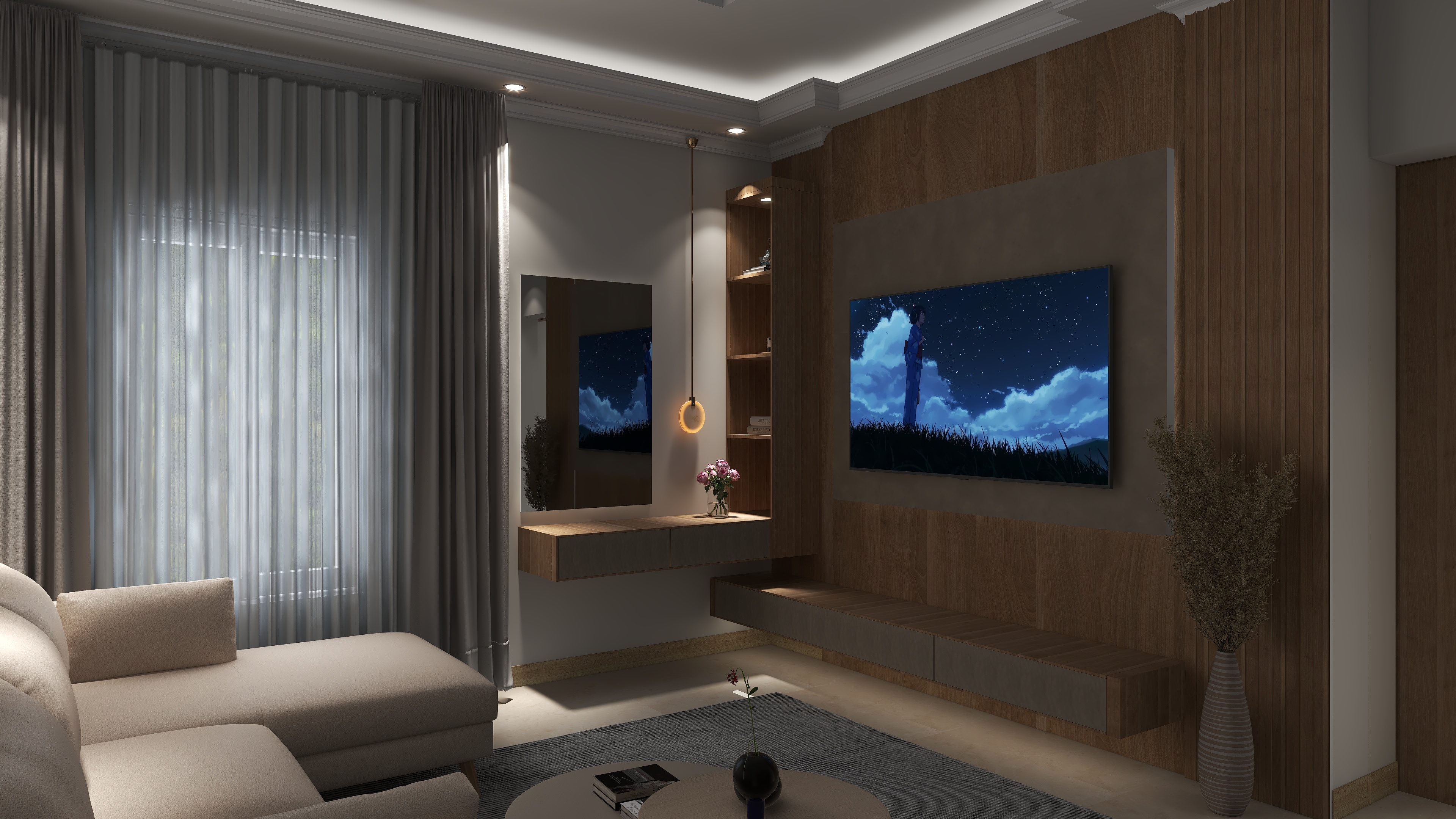 BEDROOM WITH LIVING SPACE ,KSA-0