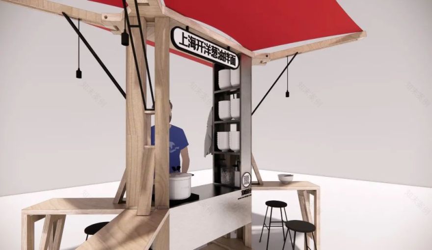 创意练摊计划 | 堂晤设计上海传统小吃“葱油拌面”面摊-30