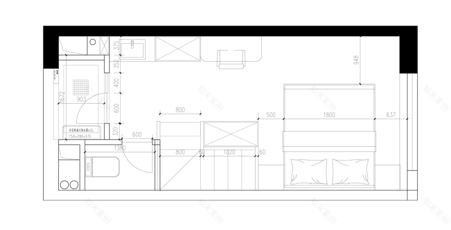 碧桂园玺台 20㎡小公寓设计-26