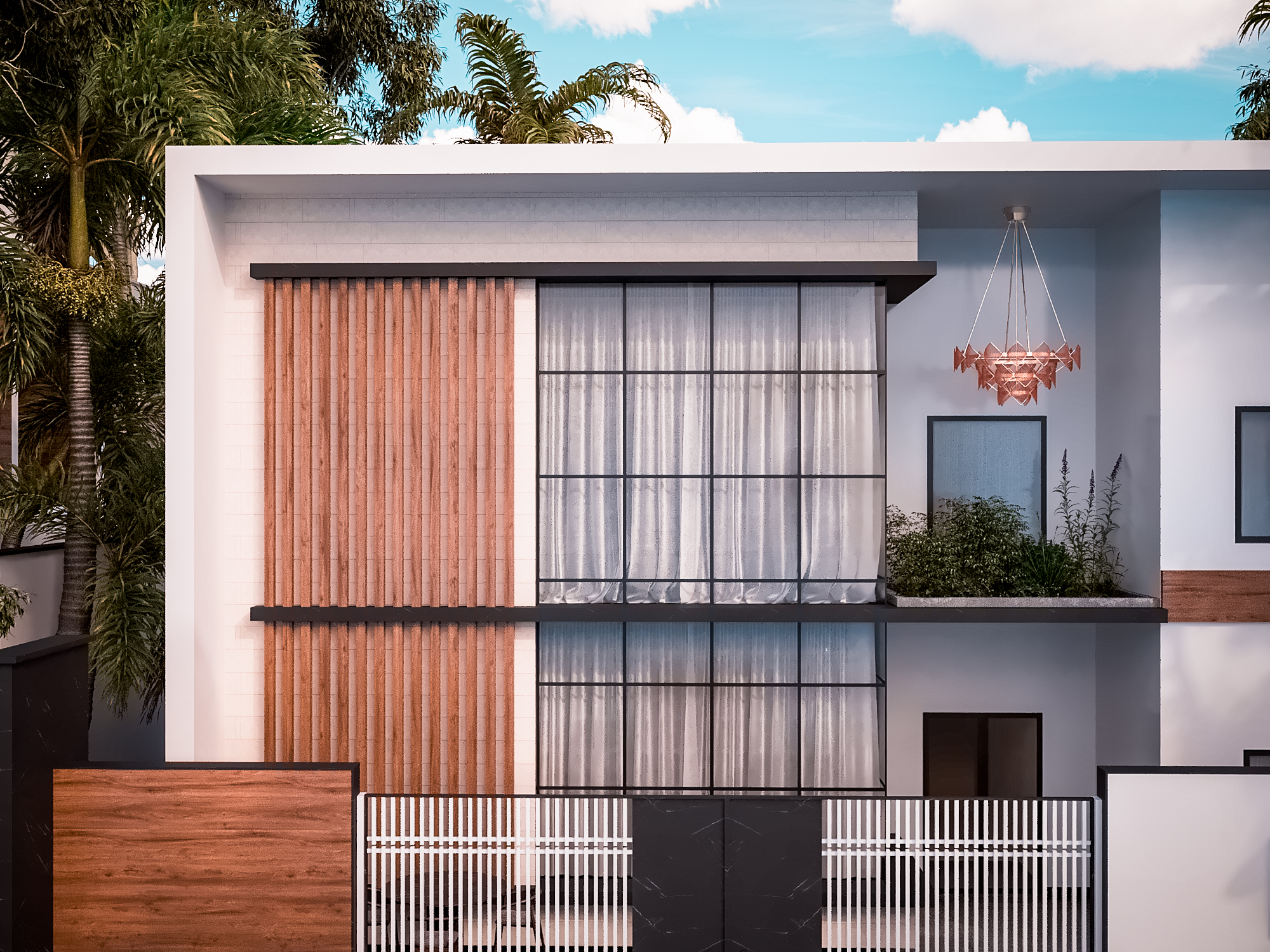 别墅外观设计可视化项目丨埃及丨Mahmood Ahmed-9