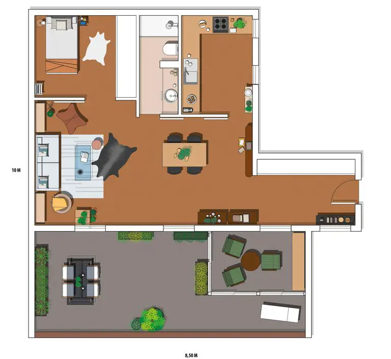 马德里特色公寓 | 窗 less 卧室的静谧魅力-14