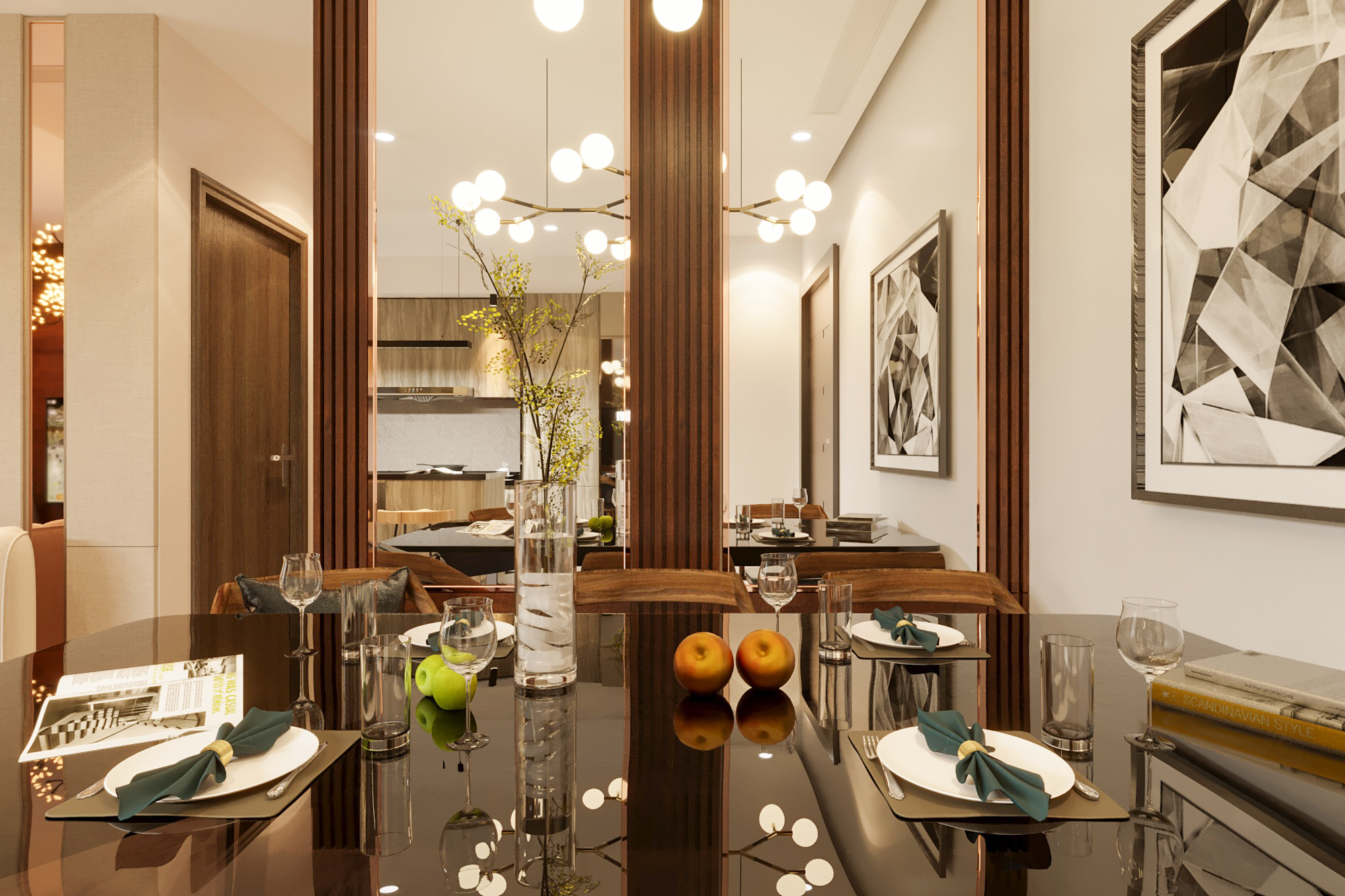 3D Interior Apartment Modern 2022-14