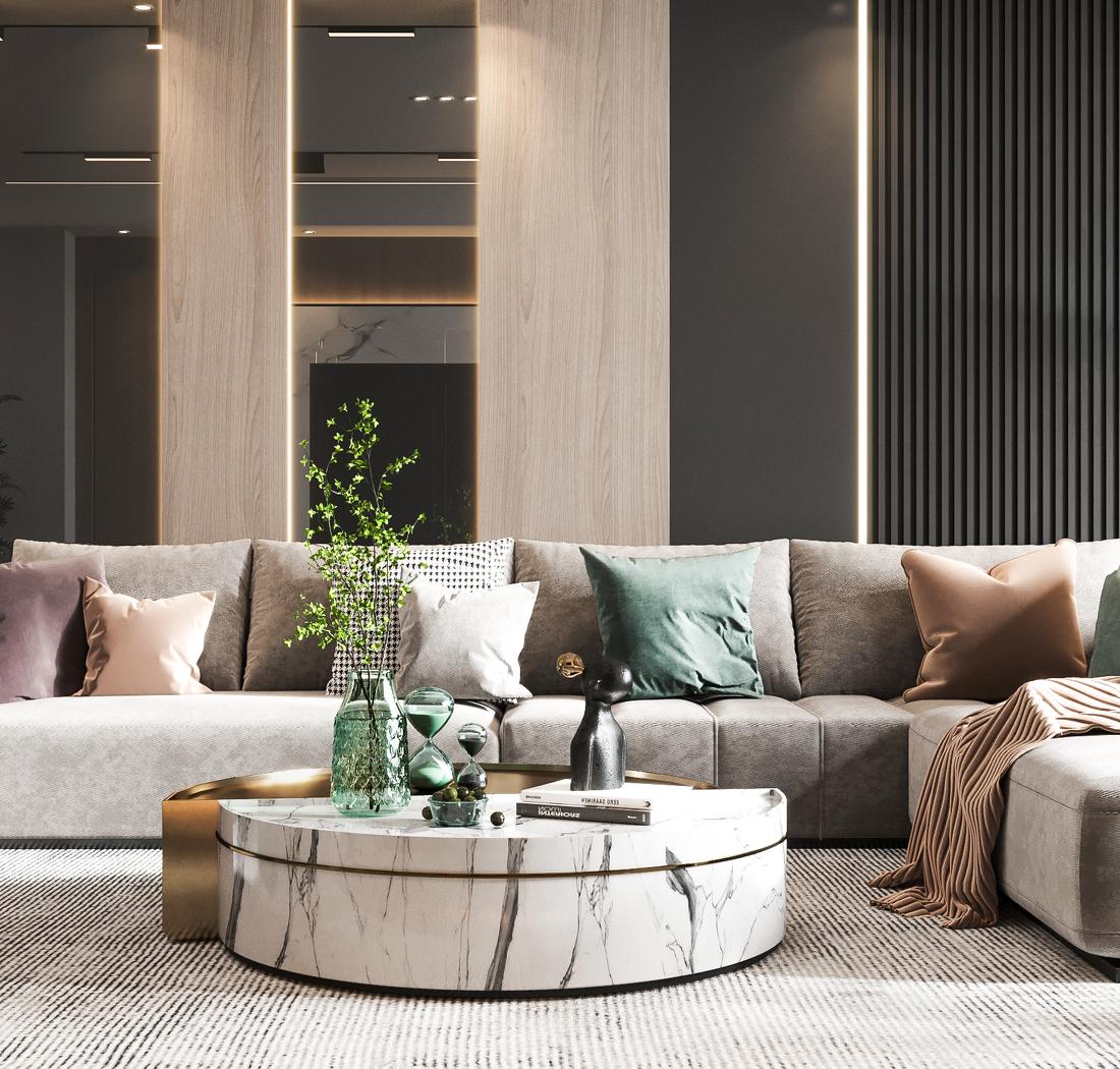 春风沐如·现代风格一体化家居设计-5