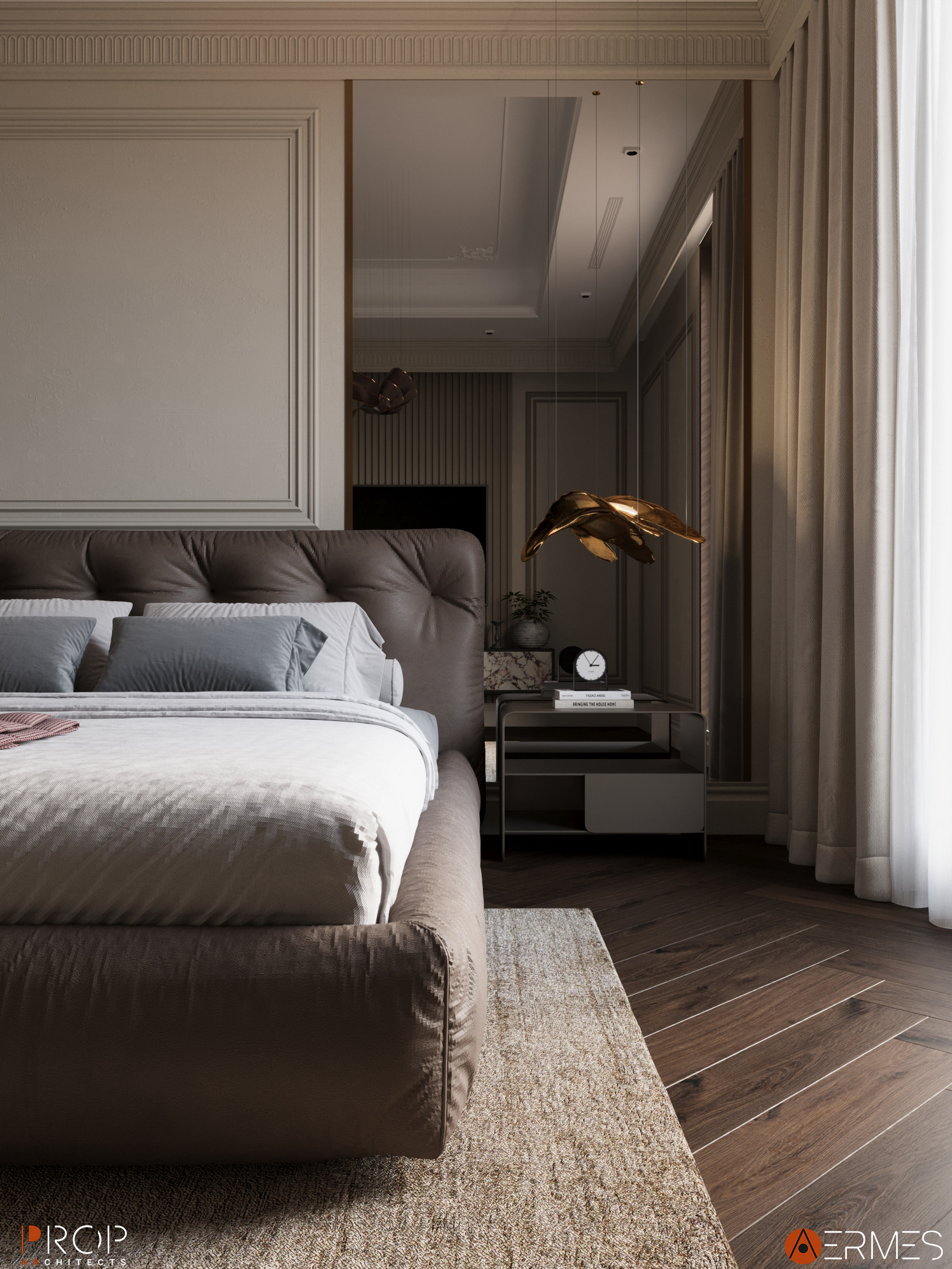 主卧室内设计项目丨沙特阿拉伯丨PROP & AERMES ARCHITECTS-8