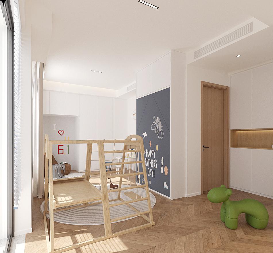 北京泰禾金府大院现代极简主卧设计丨中国北京-19