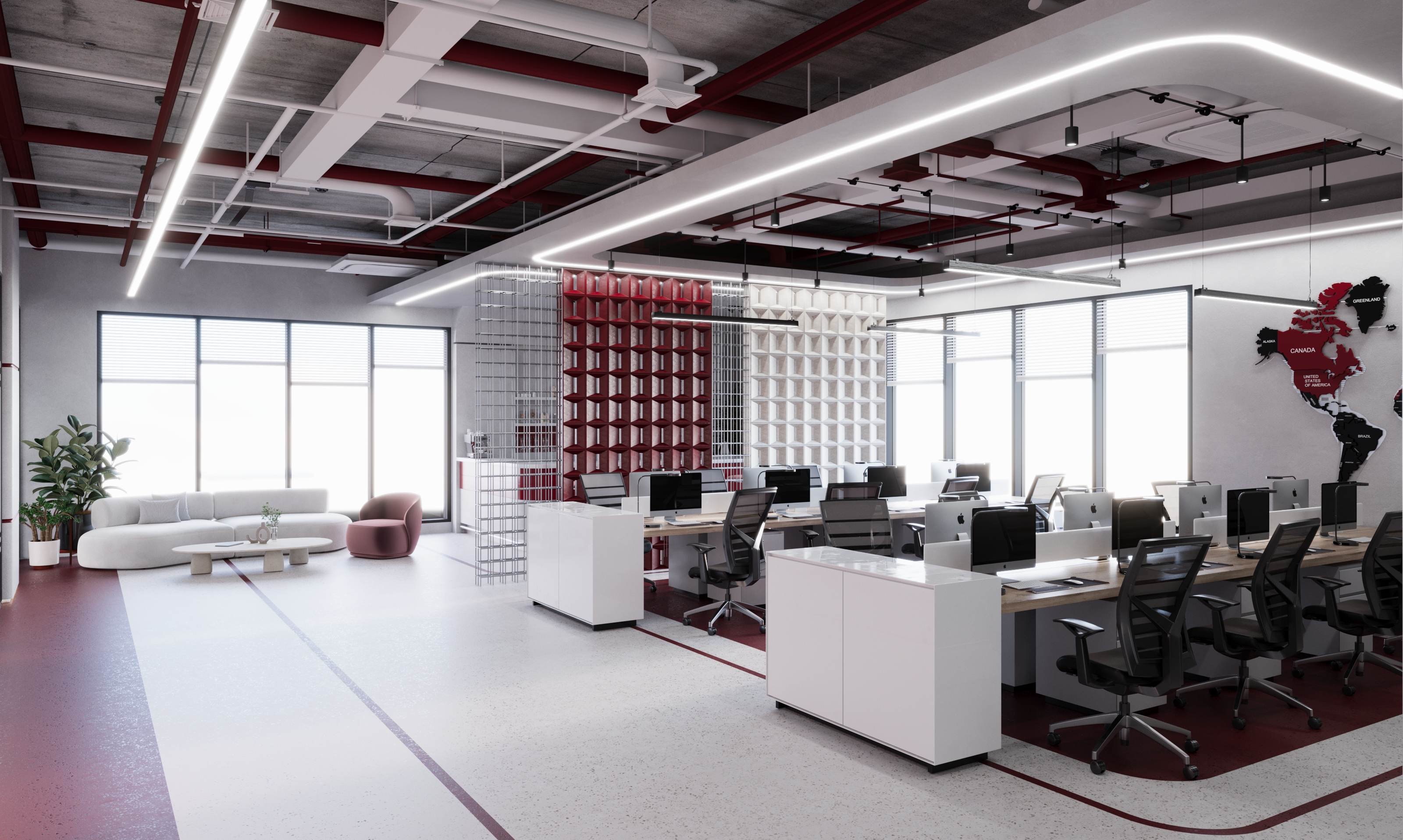 Arame·公司室内设计概念丨Abdelrahman Elmatbouly-4