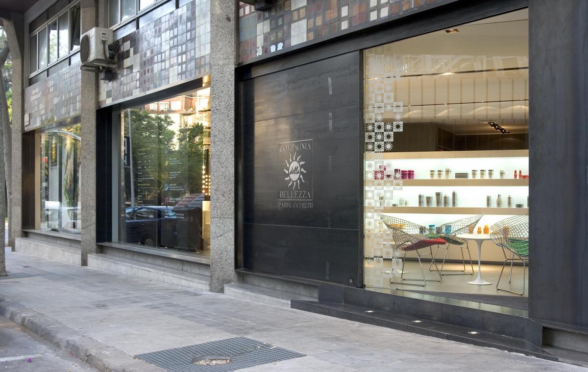 Peluquería Compagnia de la Bellezza | vilablanch. Estudio de arquitectura interior situado en Barcelona. Proyectos de restauración, llave en mano y para promotoras-4