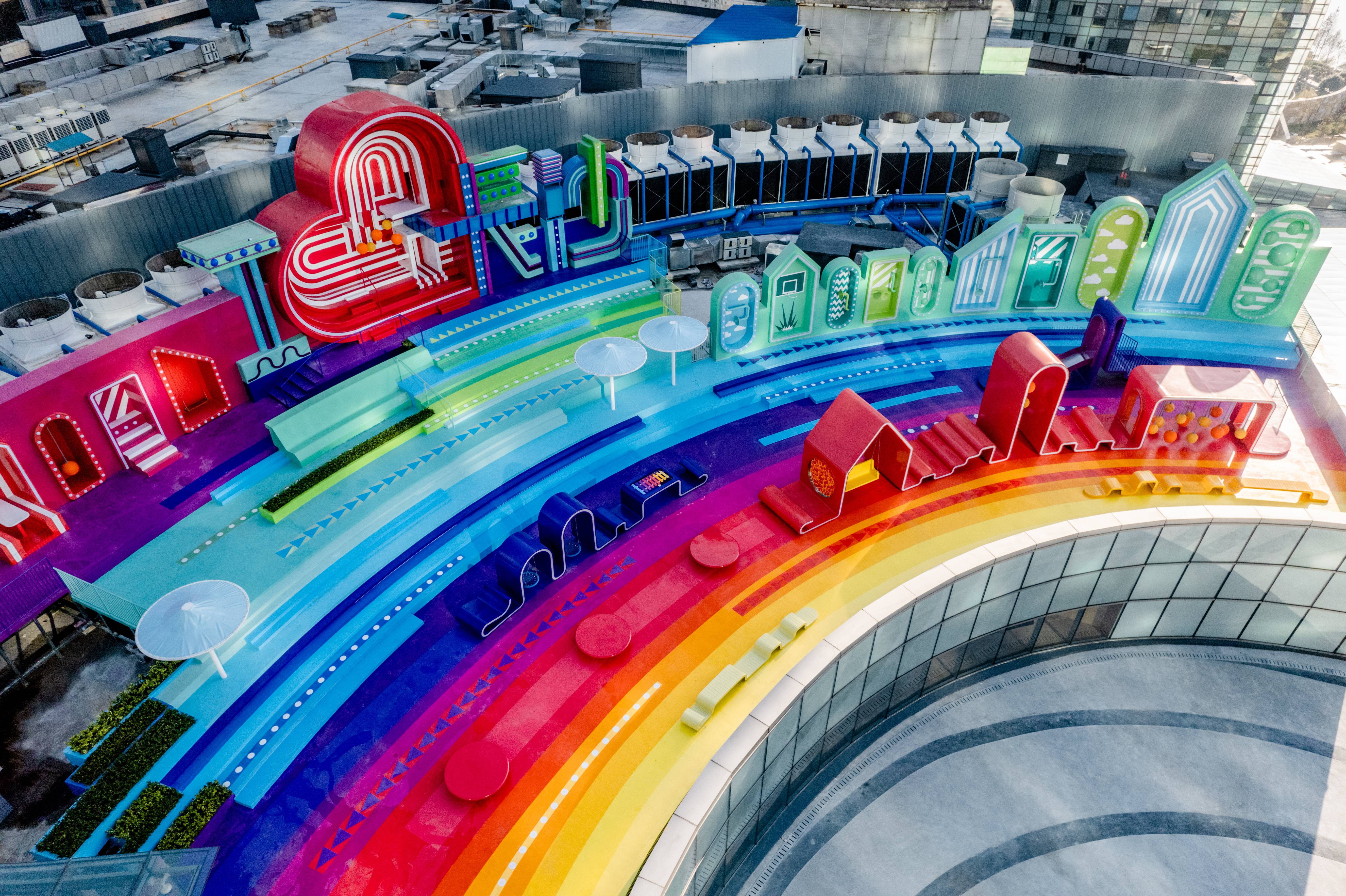 长沙北辰三角洲大悦城「彩虹部落」丨中国长沙丨佰筑建筑设计咨询（上海）有限公司-35