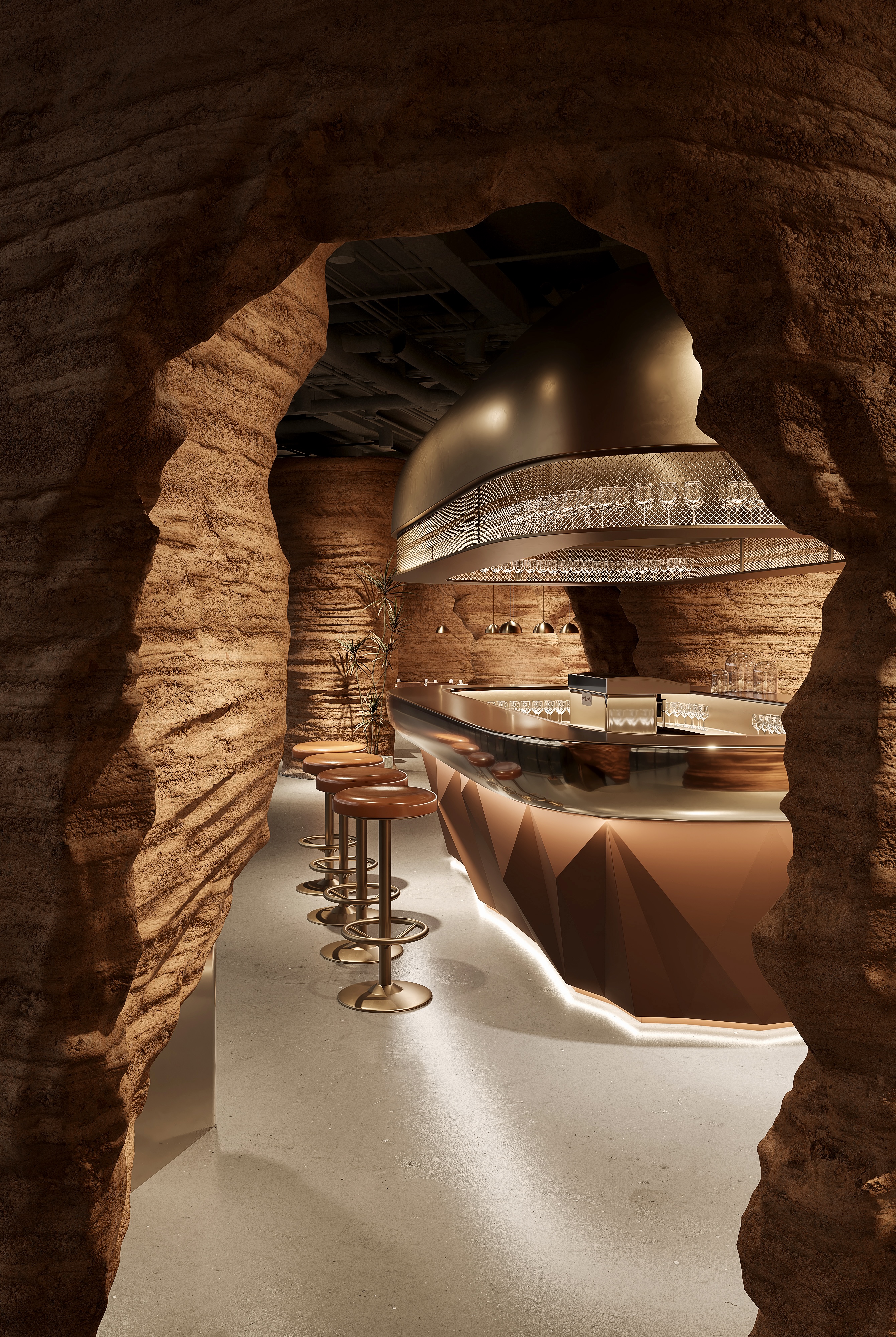 CR洞穴餐厅 | 遇见花瓣Met Petal餐厅-力场建筑设计-2