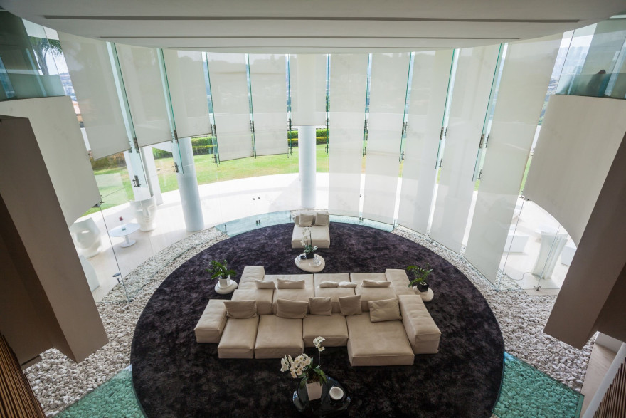 委内瑞拉螺旋形透明别墅,诠释轻盈与通透-39