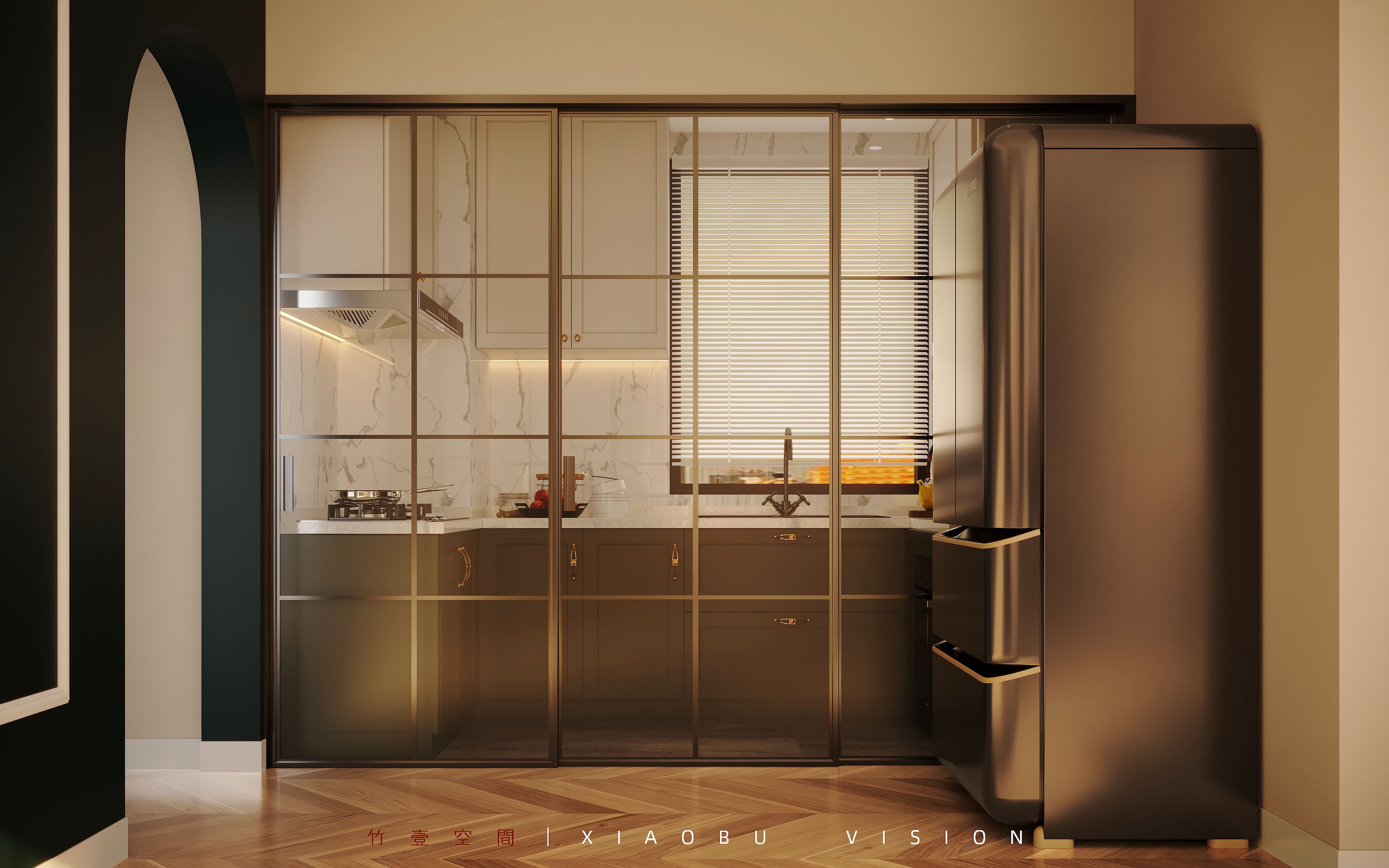 竹壹 · 黄昏晓丨中国长沙丨竹壹空间设计-11