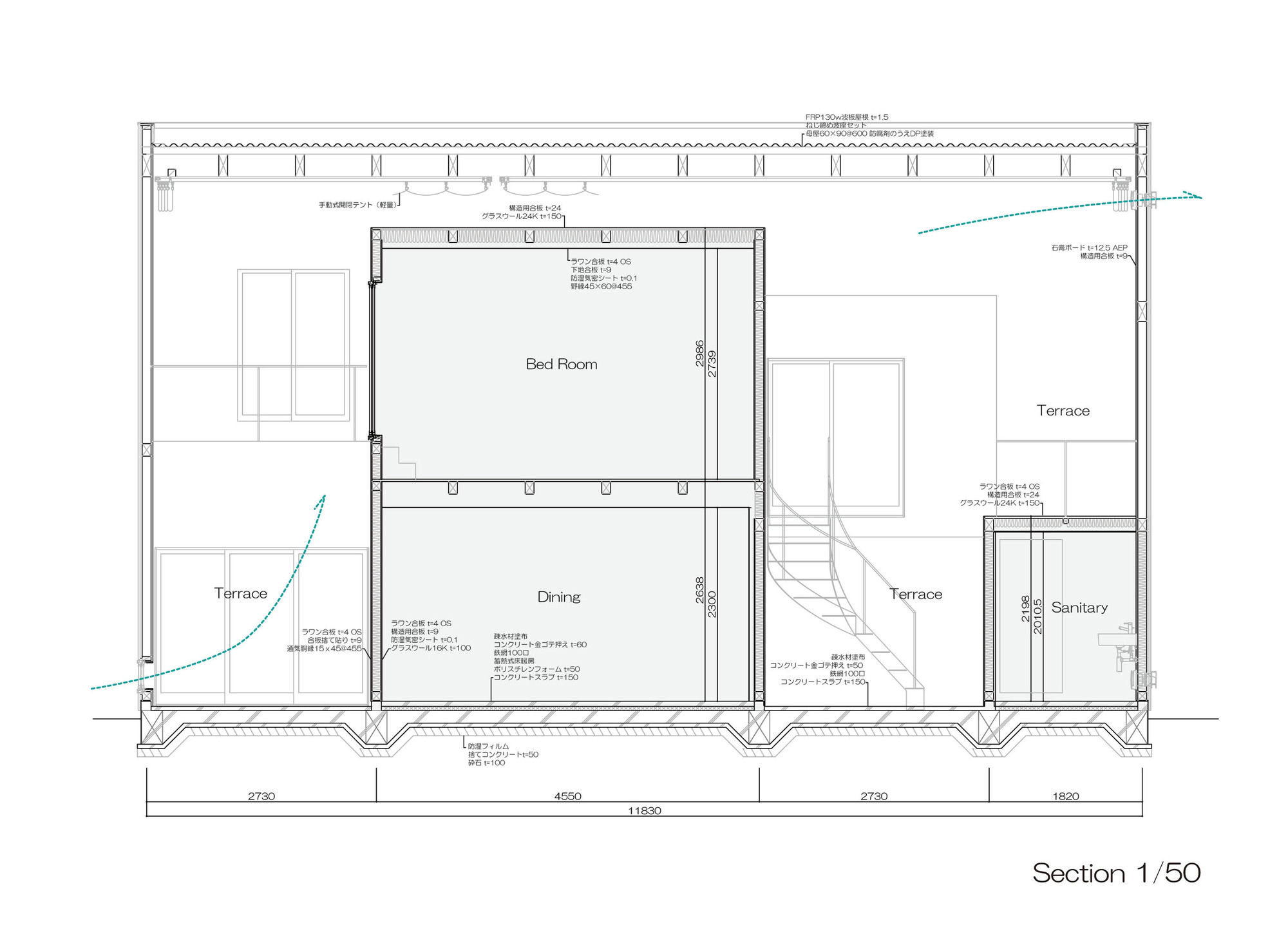 带有室内花园的房子丨JapanTottori丨Hiroshi Kinoshita and Associates-15