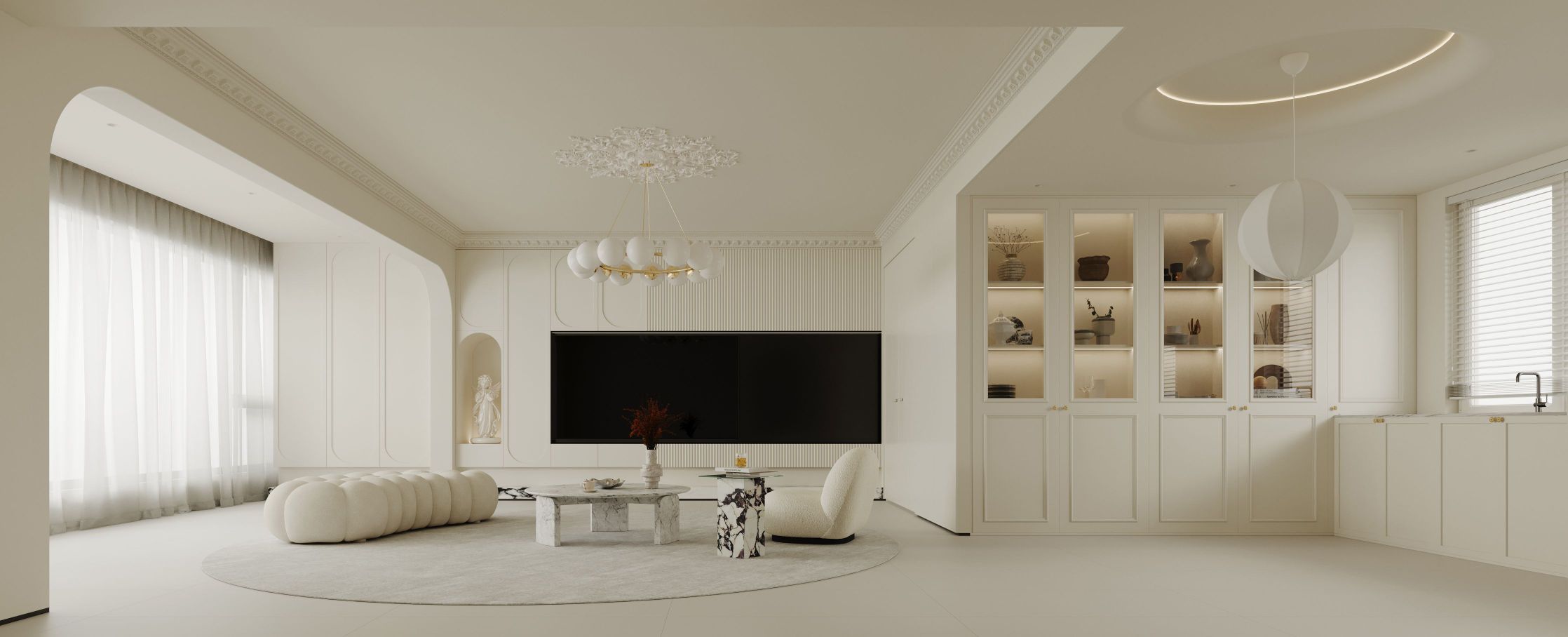 法式奶油风平层-1