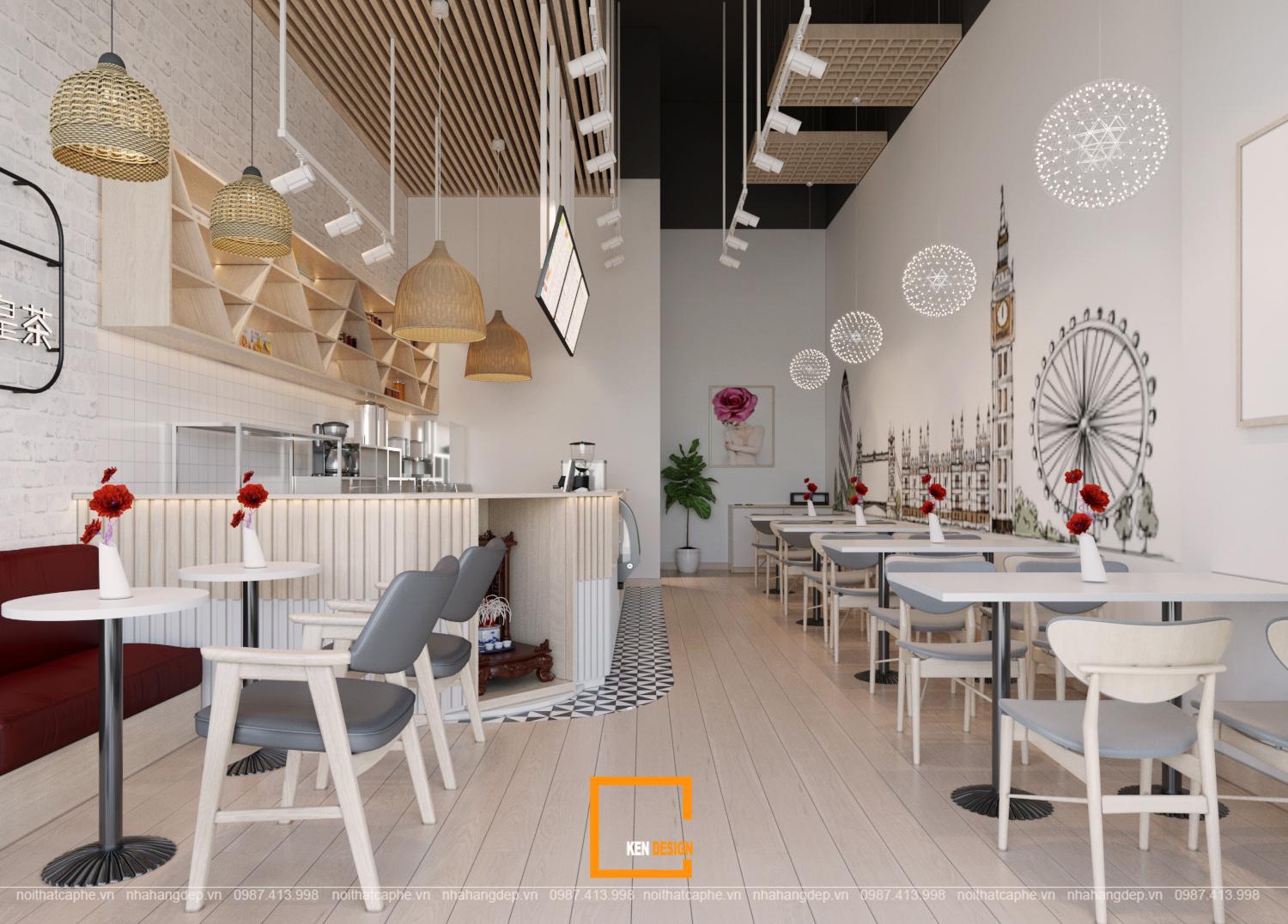 皇家奶茶店（胡志明市 Nha Be 分店）设计丨Ken Design-23