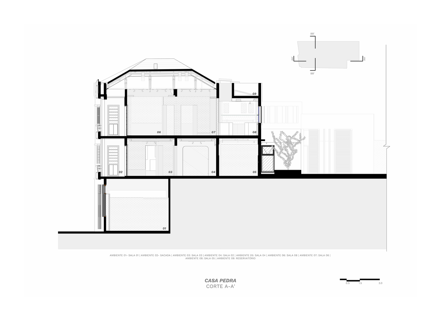 融合历史与现代的巴西 Casa Pedra 共享办公空间-5