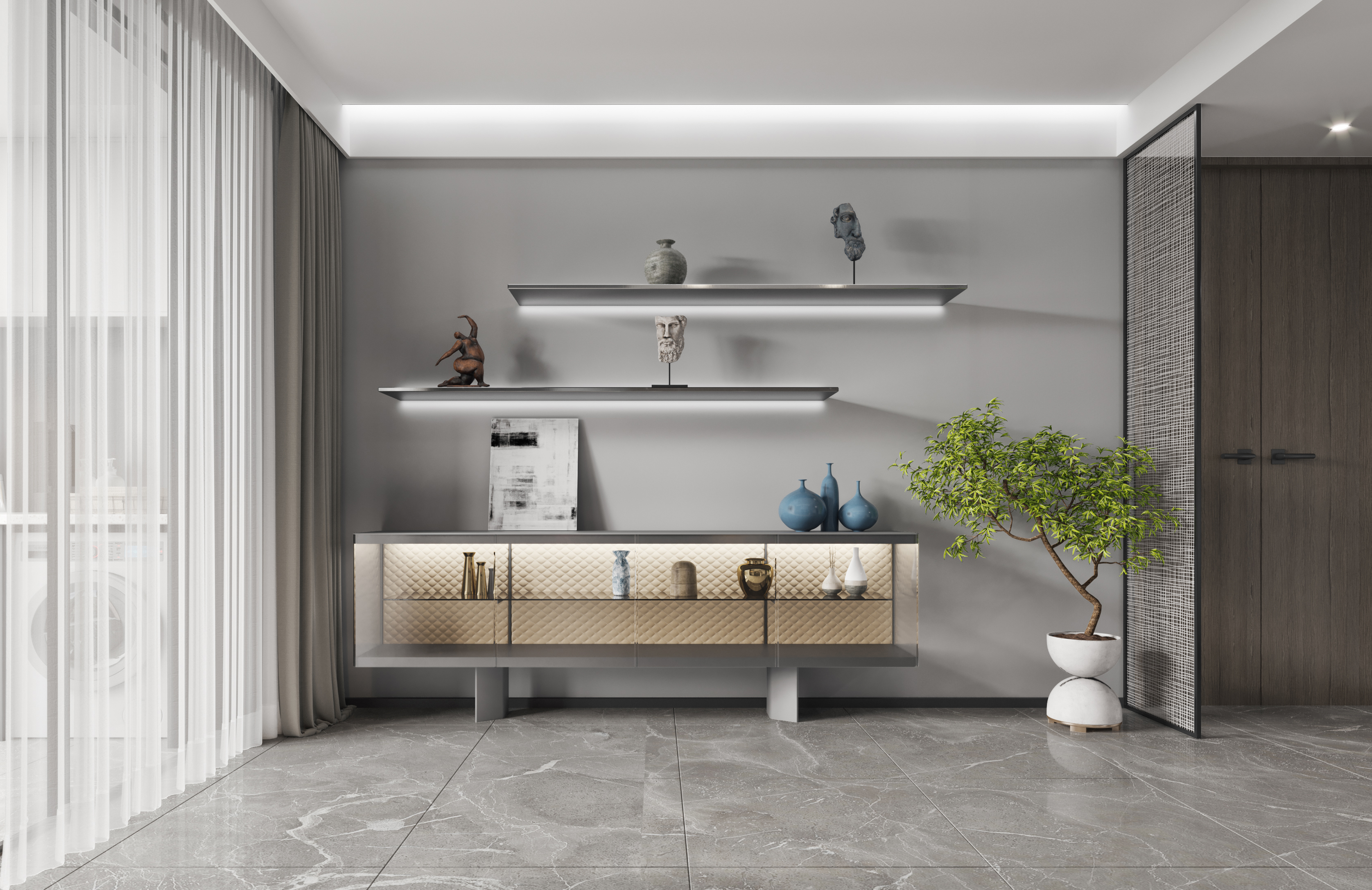 现代简约客餐厅-21