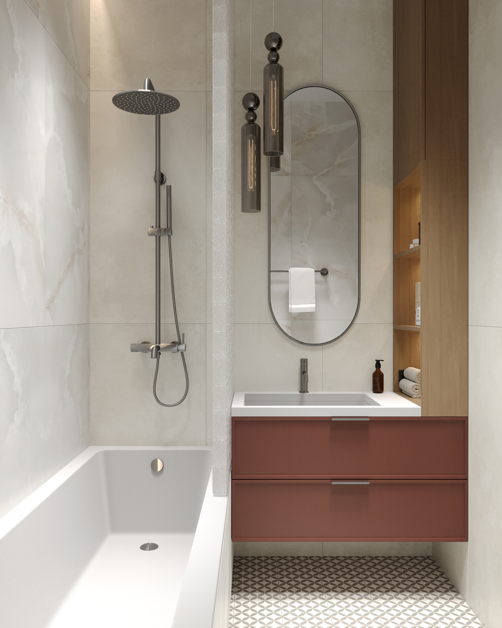 City tower卫生间丨Chemeris Studio-5