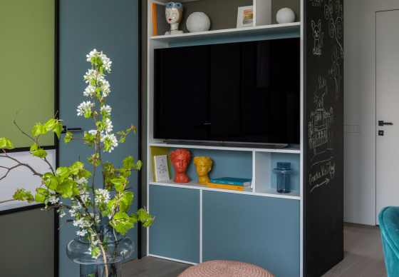 公寓室内设计“受蒙德里安启发”-158