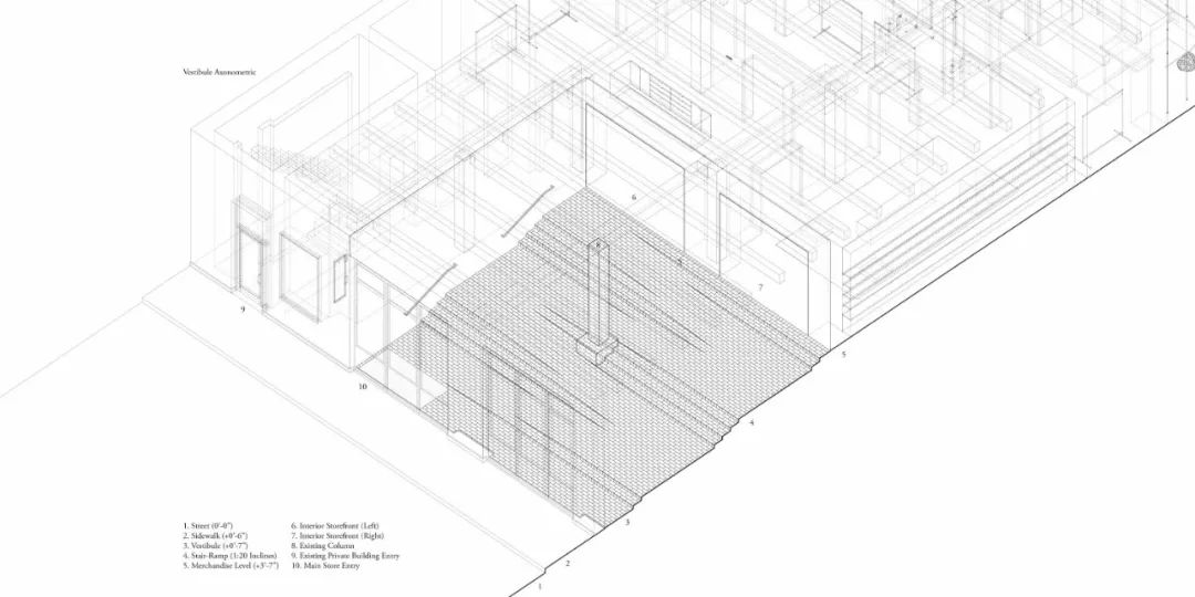 norman kelley利用多功能楼梯坡道改造芝加哥的“notre”商店-31