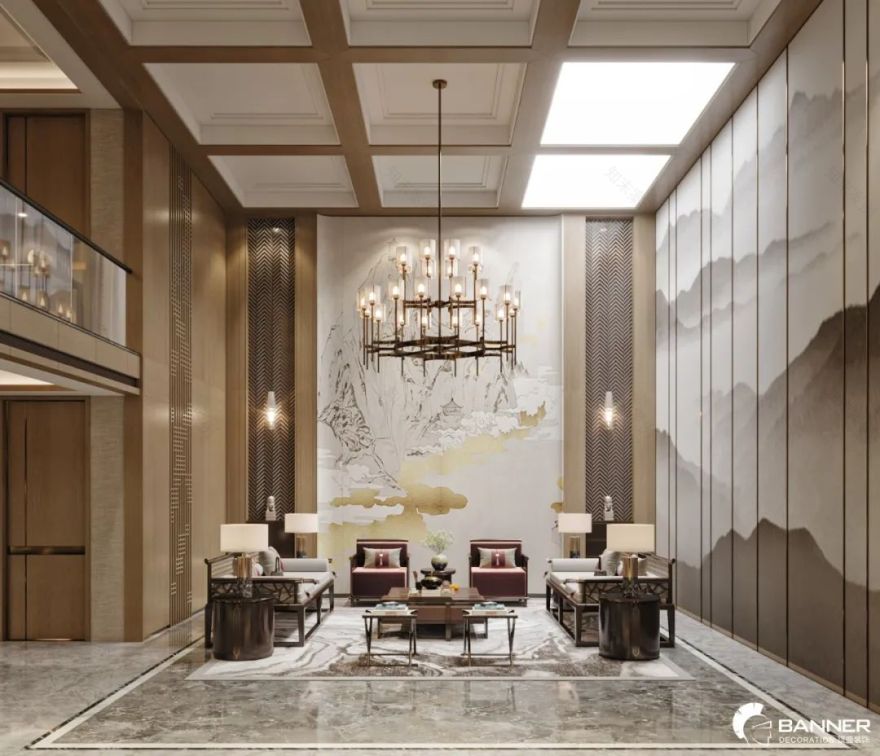 新中式复式住宅 · 时光里的诗意栖居丨王海东-25